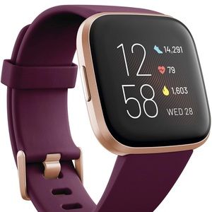 Fitbit Versa 2 smartwatch (Bordeaux/Copper Rose)